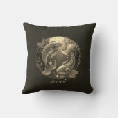 〔占星術の〕十二宮図シンボルシナファンタジー魚座 クッション (裏面)