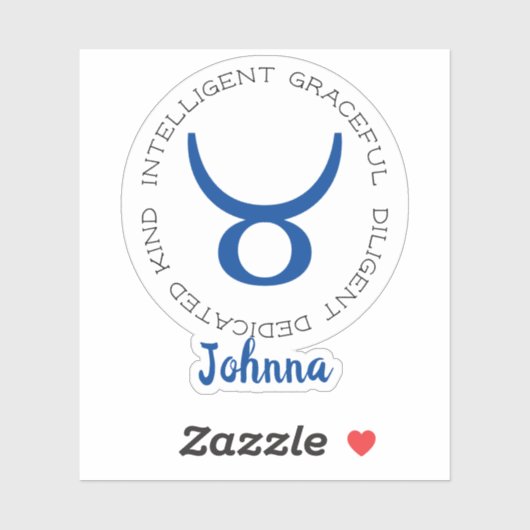 〔占星術の〕十二宮図シンボルタウラス シール (シート)