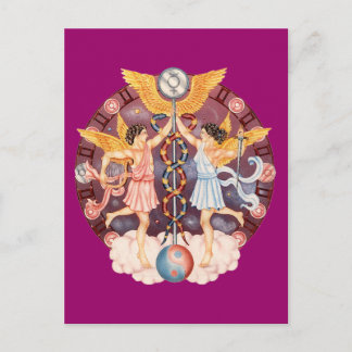 〔占星術の〕十二宮図ジェミカスタマイズニ – それ! ポストカード