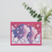 〔占星術の〕十二宮図ジェミニ葉書 ポストカード (スタンド正面)