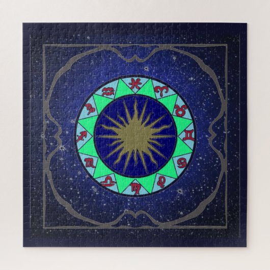 〔占星術の〕十二宮図ジグソーパズル ジグソーパズル (縦)