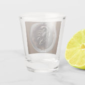 〔占星術の〕十二宮図スコルピウス蠍座パーソナル ショットグラス (裏面)