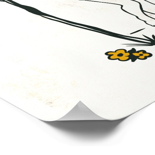 〔占星術の〕十二宮図スタイルトイルアートウィーザ《星座》乙女座メイド ポスター (角)