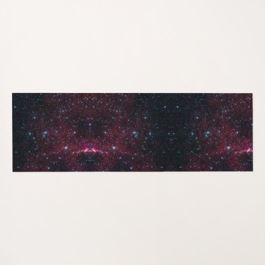 〔占星術の〕十二宮図スターサイン蠍座モノグラムグリッター ヨガマット (裏面(横))