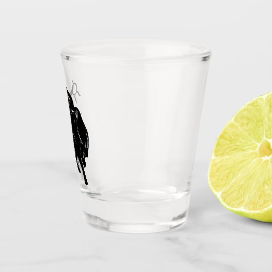 〔占星術の〕十二宮図タウロスすりガラス ショットグラス (右)