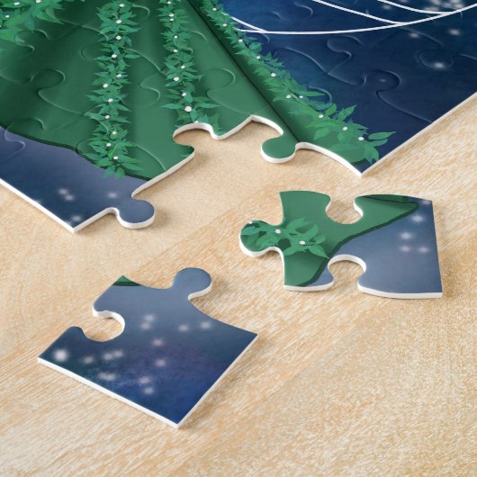 〔占星術の〕十二宮図タウロスの女神と支配惑星ビーナス ジグソーパズル (側面)