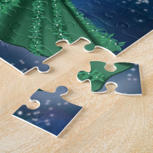 〔占星術の〕十二宮図タウロス女神インシテリア銀河系宇宙 ジグソーパズル (側面)