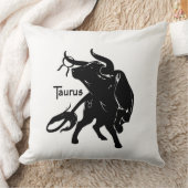 〔占星術の〕十二宮図タウロス クッション (ブランケット)