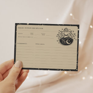 〔占星術の〕十二宮図タロット天測ブライダルシャワーレシピカード エンクロージャーカード