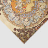 〔占星術の〕十二宮図バイアルフォンスミュシャティッシュペーパー 薄葉紙 (詳細)