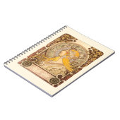 〔占星術の〕十二宮図バイアルフォンスミュシャ ノートブック (左側)