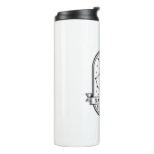 〔占星術の〕十二宮図バッジ星座射手座ストローク タンブラー (回転左)