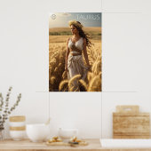 〔占星術の〕十二宮図パワー:タウロス ポスター (キッチン)