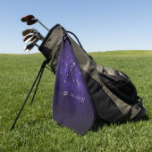 〔占星術の〕十二宮図パープルアクエリアス |占星術占星術 ゴルフタオル (グリーン)