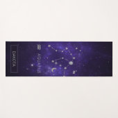 〔占星術の〕十二宮図パープルアクエリアス |占星術占星術 ヨガマット (正面(横))