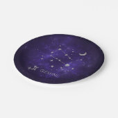 〔占星術の〕十二宮図パープルジェミニ |宇宙占星術占星術 ペーパープレート (アングル)
