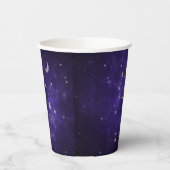 〔占星術の〕十二宮図パープルジェミニ |宇宙占星術占星術 紙コップ (左)