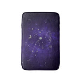 〔占星術の〕十二宮図パープルタウロス |宇宙占星術占星術 バスマット (正面縦)
