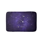 〔占星術の〕十二宮図パープルタウロス |宇宙占星術占星術 バスマット (正面)