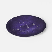 〔占星術の〕十二宮図パープルタウロス |宇宙占星術占星術 ペーパープレート (アングル)