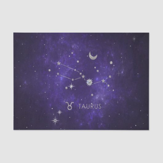 〔占星術の〕十二宮図パープルタウロス |宇宙占星術占星術 薄葉紙 (正面)