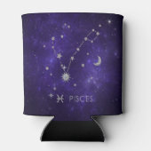 〔占星術の〕十二宮図パープルピセス |宇宙占星術占星術 缶クーラー (裏面)