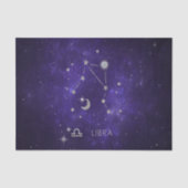 〔占星術の〕十二宮図パープルリブラ |宇宙占星術占星術 薄葉紙 (正面)