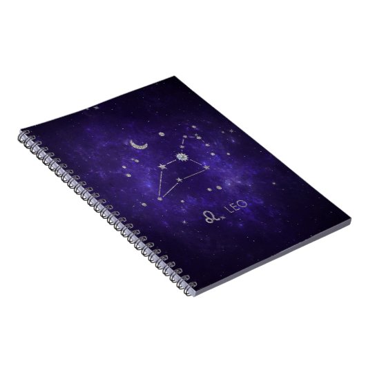 〔占星術の〕十二宮図パープルレオ |宇宙占星術占星術 ノートブック (右側)
