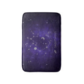 〔占星術の〕十二宮図パープル射手座 |占星術占星術 バスマット (正面縦)