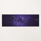 〔占星術の〕十二宮図パープル射手座 |占星術占星術 ヨガマット (裏面(横))
