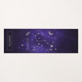 〔占星術の〕十二宮図パープル蠍座 |宇宙占星術占星術 ヨガマット (正面(横))