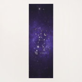 〔占星術の〕十二宮図パープル《星座》乙女座 |宇宙占星術占星術 ヨガマット (裏面)
