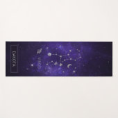 〔占星術の〕十二宮図パープル《星座》乙女座 |宇宙占星術占星術 ヨガマット (正面(横))