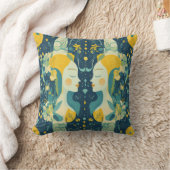 〔占星術の〕十二宮図ビベスジェミニピロー クッション (ブランケット)