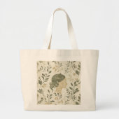 〔占星術の〕十二宮図ビベス《星座》乙女座トートバッグ ラージトートバッグ (正面)