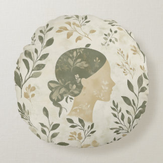 〔占星術の〕十二宮図ビベス《星座》乙女座ピローラウンド ラウンドクッション