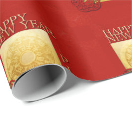 〔占星術の〕十二宮図ピグ中国のペーパーカット2019年ラッピングP ラッピングペーパー