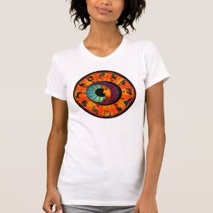 〔占星術の〕十二宮図ホイールシャツ Tシャツ