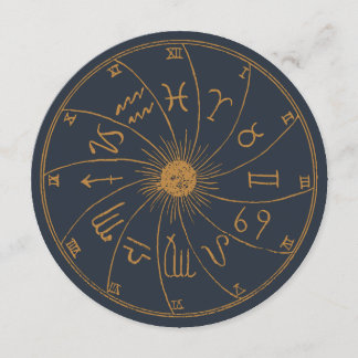 〔占星術の〕十二宮図ホイール – 占いカードゲーム 招待状
