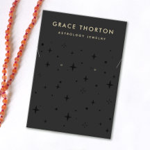 〔占星術の〕十二宮図ボホスターズブラックイヤリングネックレス