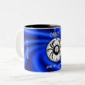 〔占星術の〕十二宮図マグカップ ツートーンマグカップ (正面左)