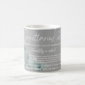 〔占星術の〕十二宮図マグカップ – 射手座 コーヒーマグカップ (中央)