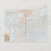 〔占星術の〕十二宮図ムーンアイスブルーシナ金ゴールドはがき ポストカード (裏面)