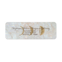 〔占星術の〕十二宮図ムーンアイスブルーシナ金ゴールド差出人住所