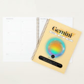 〔占星術の〕十二宮図モダンサインジェミニ引用文エアエレメント プランナー手帳 (ディスプレー)