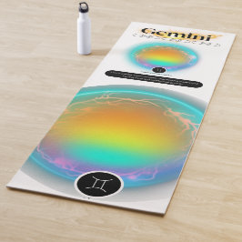 〔占星術の〕十二宮図モダンサインジェミニ引用文エアエレメント ヨガマット