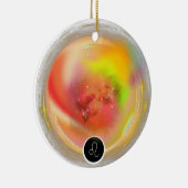 〔占星術の〕十二宮図モダンサインレオ引用文 | 要素火災 セラミックオーナメント (右)