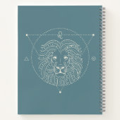 〔占星術の〕十二宮図モダンレオコンステレーションネーム年緑 ノートブック (裏面)