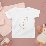 〔占星術の〕十二宮図モダン徴候金ゴールドスコーピウス |エレメント水 トドラーTシャツ<br><div class="desc">〔占星術の〕十二宮図モダン徴候金ゴールドスコーピウス |エレメント水</div>