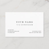 〔占星術の〕十二宮図モダン徴候金ゴールドスコーピウス |エレメント水 名刺 (裏面)